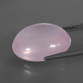 Cuarzo rosa rosa natural de 13,33 ct, transparente, transparente / translúcido
