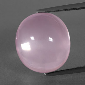 Cuarzo rosa rosa natural de 8,89 ct, transparente, transparente / translúcido