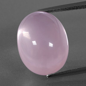 Cuarzo rosa rosa natural de 11,24 ct, transparente, transparente / translúcido