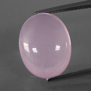 Cuarzo rosa rosa natural de 8,65 ct, transparente, transparente / translúcido