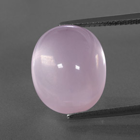 Cuarzo rosa rosa natural de 11,35 ct, transparente, transparente / translúcido