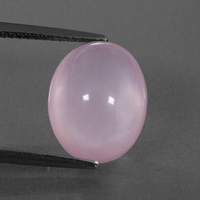 Cuarzo rosa rosa natural de 6,54 ct, transparente, transparente / translúcido