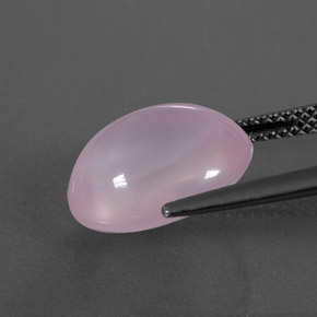 Cuarzo rosa rosa natural de 6,54 ct, transparente, transparente / translúcido