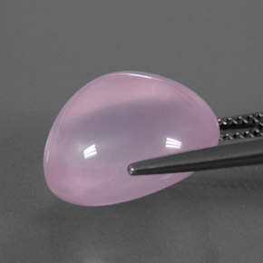 Cuarzo rosa rosa natural de 11,23 ct, transparente, transparente / translúcido