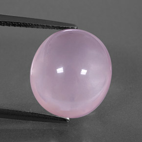 Cuarzo rosa rosa natural de 8,04 ct, transparente, transparente / translúcido