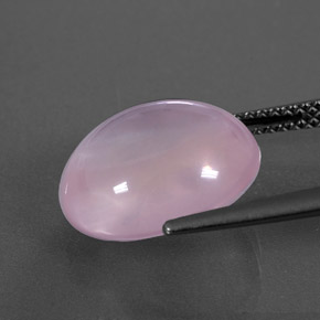 Cuarzo rosa rosa natural de 8,04 ct, transparente, transparente / translúcido