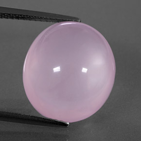 Cuarzo rosa rosa natural de 11,45 ct, transparente, transparente / translúcido