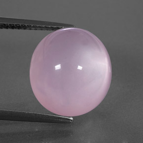 Cuarzo rosa rosa natural de 10,67 ct, transparente, transparente / translúcido