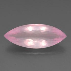 Cuarzo rosa rosa natural de 25,46 ct, marquesa, transparente