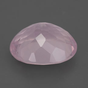 Cuarzo rosa rosa natural de 5,36 ct, corte óvalo, transparente