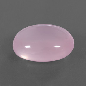 Cuarzo rosa rosa natural de 31,73 ct, corte óvalo, transparente