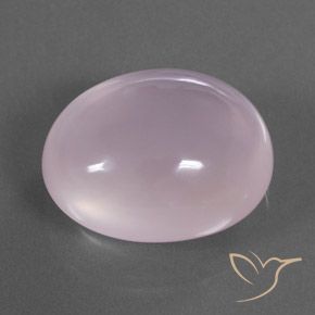 Cuarzo Rosa Rosado Bubblegum natural de 43.12 ct, Corte Óvalo, Transparente