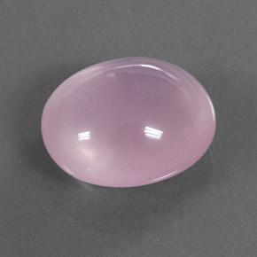 Cuarzo rosa rosa natural de 16,60 ct, corte óvalo, transparente