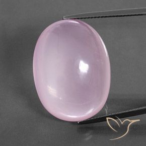 44.34ct Natural Rosado cereza claro Cuarzo rosa, Ovalada, Transparente