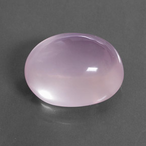 Cuarzo rosa rosa natural de 30,20 ct, corte óvalo, transparente