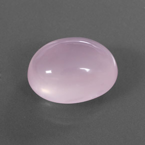 Cuarzo rosa rosa natural de 20,95 ct, corte óvalo, transparente