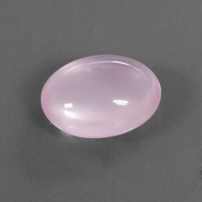Cuarzo rosa rosa natural de 13,78 ct, corte óvalo, transparente