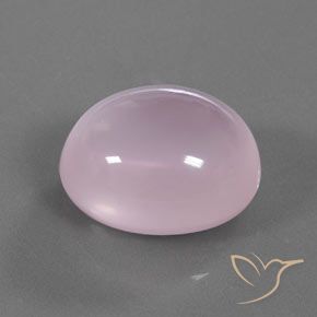 Cuarzo rosa rosa natural de 23,48 ct, corte óvalo, transparente