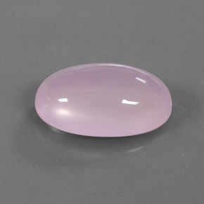 Cuarzo rosa rosa natural de 15,46 ct, corte óvalo, transparente