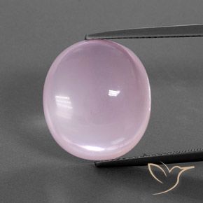 19.21ct Natural Rosado claro Cuarzo rosa, Ovalada, Transparente