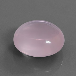 Cuarzo rosa rosa natural de 28,86 ct, corte óvalo, transparente