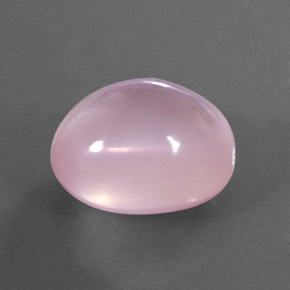 Cuarzo rosa rosa natural de 32,56 ct, corte óvalo, transparente