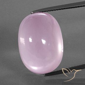 Cuarzo rosa rosa natural de 30,02 ct, corte óvalo, transparente