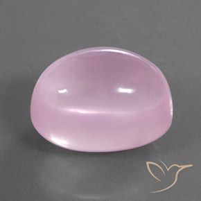 Cuarzo rosa rosa natural de 30,02 ct, corte óvalo, transparente