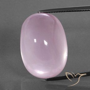 36.17ct Natural Rosado claro Cuarzo rosa, Ovalada, Transparente