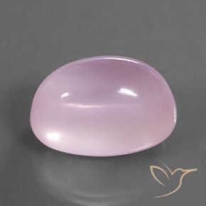 Cuarzo rosa Rosado claro natural de 36.17 ct, Ovalada, Transparente