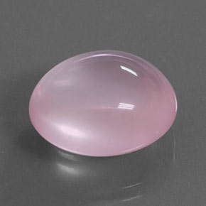 Cuarzo rosa rosa natural de 14,59 ct, corte óvalo, transparente