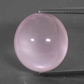 Cuarzo rosa rosa claro natural de 15,98 ct, corte óvalo, transparente