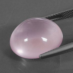 Cuarzo rosa rosa claro natural de 15,98 ct, corte óvalo, transparente