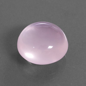 Cuarzo rosa rosa natural de 7,23 ct, corte redondo, transparente