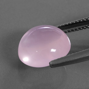 Cuarzo rosa rosa natural de 7,23 ct, corte redondo, transparente