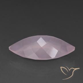 Cuarzo rosa Rosado medio natural de 20.36 ct, Marquesa, Transparente