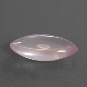 Cuarzo Rosa Rosado Bubblegum natural de 12.65 ct, Marquesa, Transparente