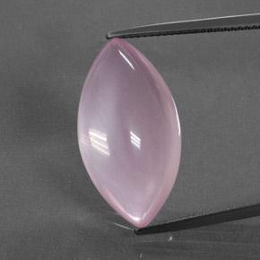 Cuarzo Rosa Rosado medio natural de 18.96 ct, Marquesa, Transparente