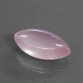 Cuarzo Rosa Rosado medio natural de 18.96 ct, Marquesa, Transparente