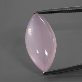 Cuarzo rosa rosa natural de 12,09 ct, marquesa, transparente