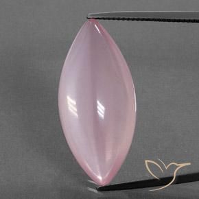 21.90ct Natural Rosado rosa medio Cuarzo rosa, Marquesa, Transparente