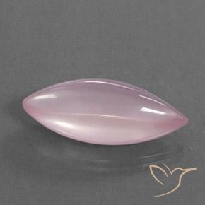 Cuarzo rosa Rosado rosa medio natural de 21.90 ct, Marquesa, Transparente