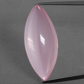 Cuarzo rosa rosa natural de 19,33 ct, marquesa, transparente