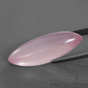 Cuarzo rosa rosa natural de 19,33 ct, marquesa, transparente