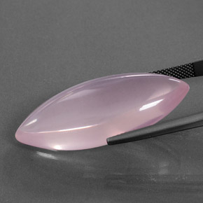Cuarzo rosa rosa natural de 33,77 ct, marquesa, transparente
