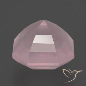 Cuarzo rosa Rosa rosado natural de 8.36 ct, Corte Octágono / Esmeralda, Transparente