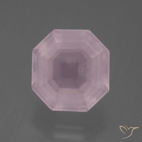 6.34ct Natural Rosado Bubblegum Cuarzo rosa, corte esmeralda, Transparente