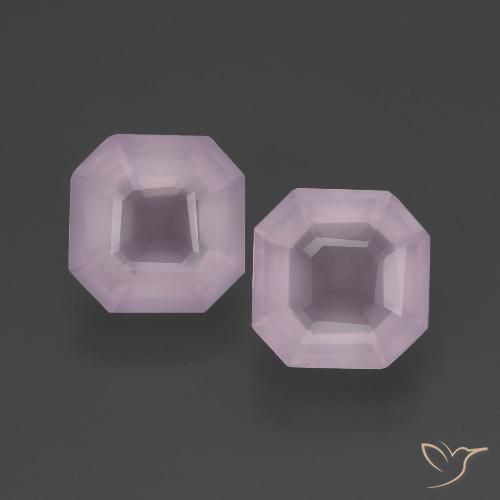 4.64ctw Natural Rosado claro Cuarzo rosa, corte esmeralda, Transparente