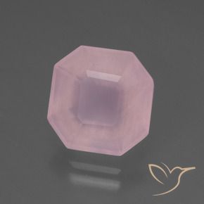 Cuarzo rosa Rosa rosado natural de 5.84 ct, Corte Octágono / Esmeralda, Transparente