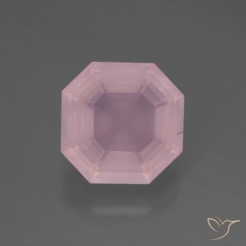5.12ct Natural Rosado rosa medio Cuarzo rosa, corte esmeralda, Transparente